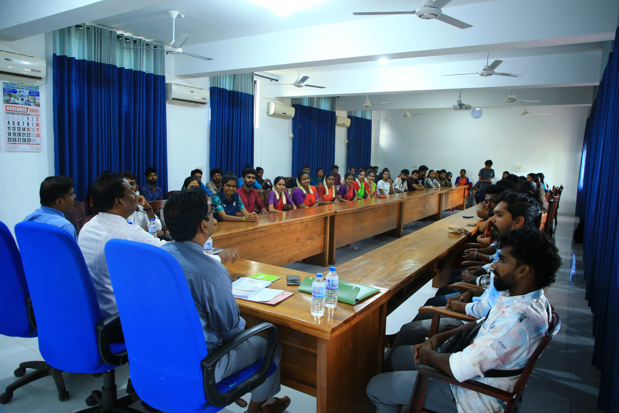10. Meeting with the students and the student representatives