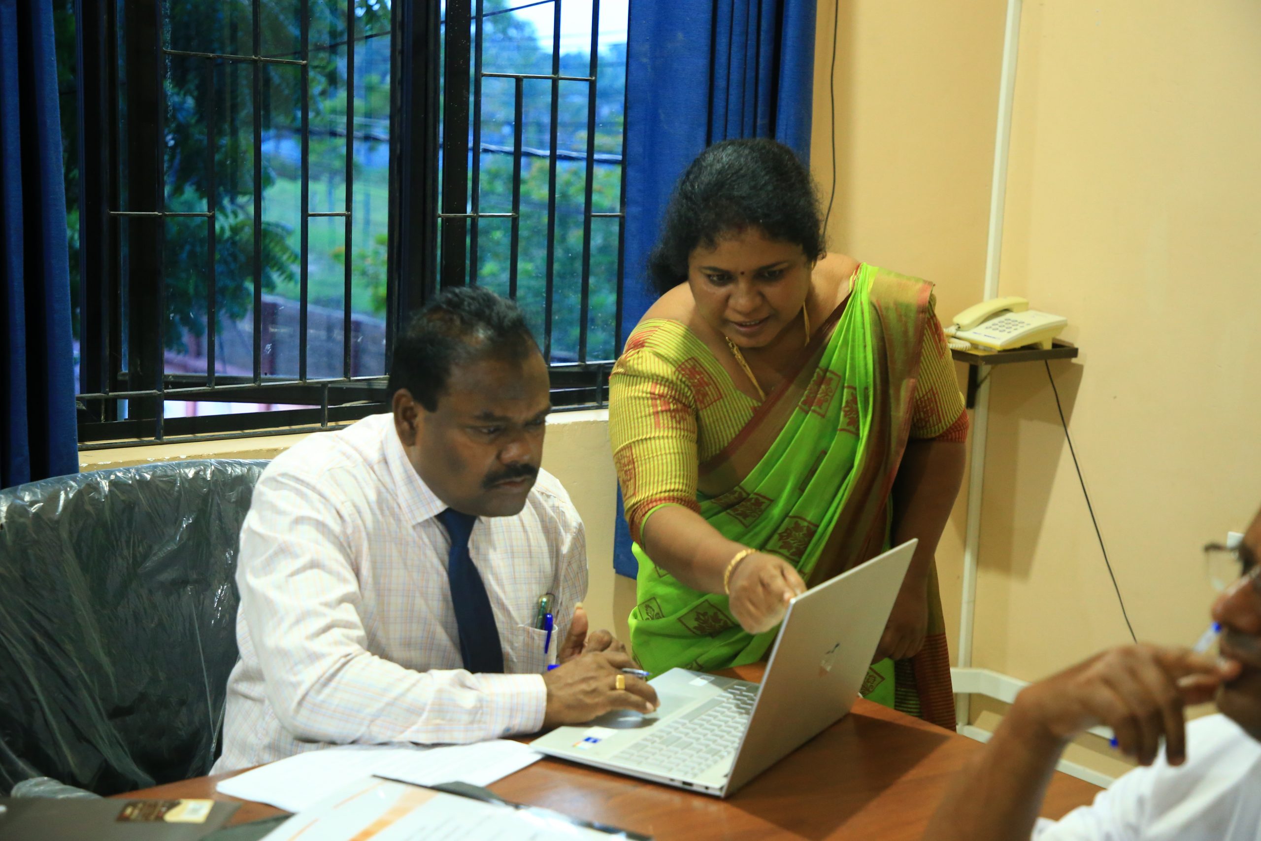 11.......Reviewing the documents